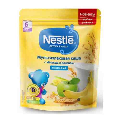 Nestle каша молочная мультизлаковая с яблоком и бананом 220 гр