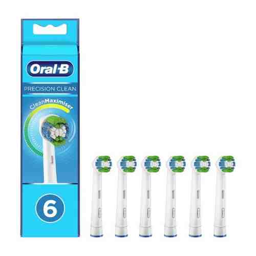 Oral-b насадка сменная для электрической зубной щетки prescision clean cleanmaximiser 6 шт.