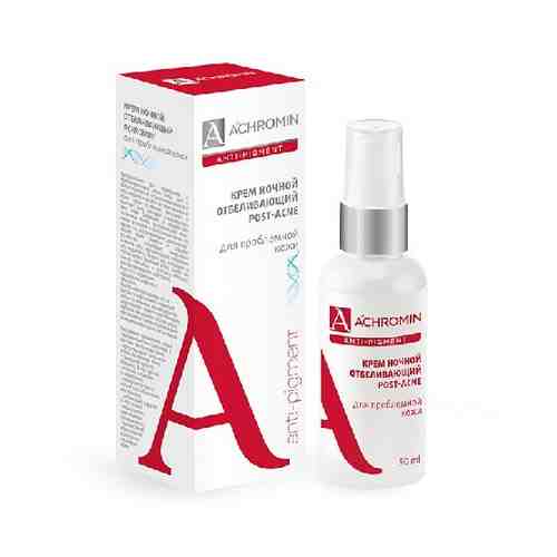 Achromin anti-pigment ночной крем отбеливающий для проблемной кожи 50 мл