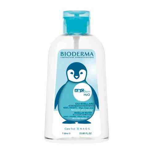 Bioderma ABCDerm H2O мицеллярная вода для очищения нежной детской кожи 1000 мл