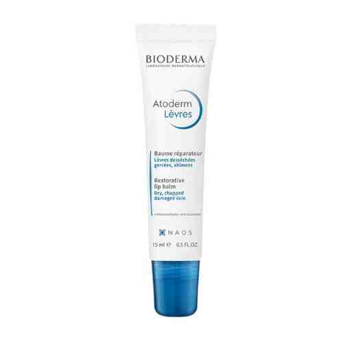 Bioderma Atoderm бальзам восстанавливающий для сухой поврежденной кожи губ 15 мл