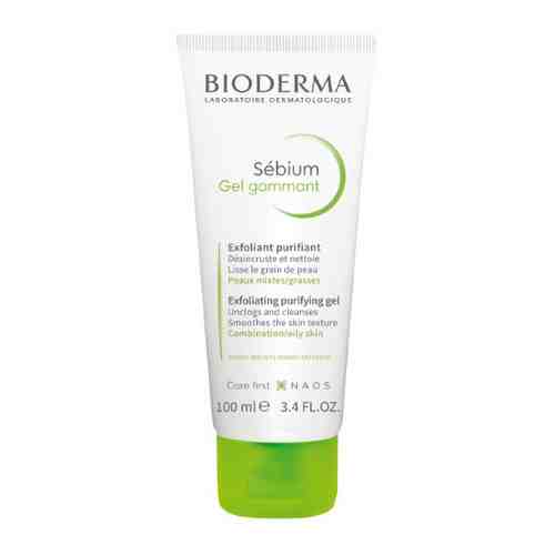 Bioderma Sebium гель гуммирующий для очищения жирной кожи лица 100 мл