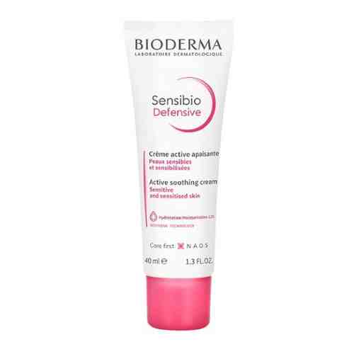 Bioderma Sensibio крем дефенсив увлажняющий для чувствительной кожи лица легкая текстура 40 мл