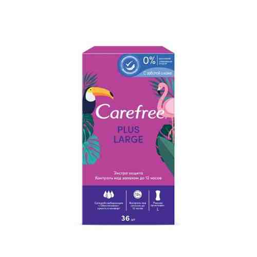 Carefree plus large прокладки ежедневные экстра защита большой размер 36 шт.