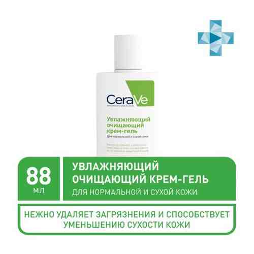 Cerave увлажняющий очищающий крем-гель для нормальной и сухой кожи лица и тела 88 мл