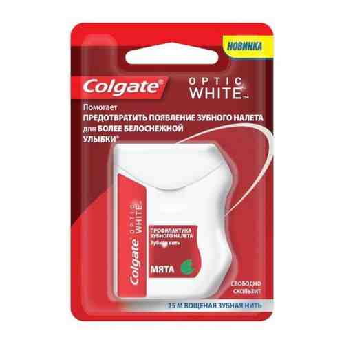 Colgate optic white зубная нить 25 м