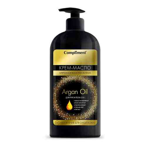 Compliment argan oil крем-масло для рук и тела 5 в 1 400 мл