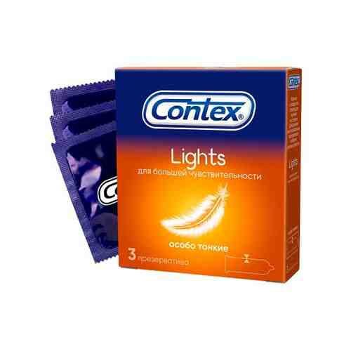 Contex презерватив lights особо тонкие 3 шт.