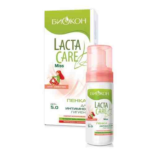 Доктор биокон пенка для интимной гигиены для девочек lacta care miss 150 мл