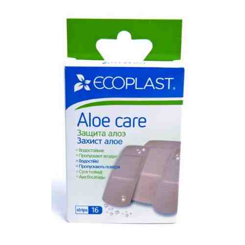 Ecoplast пластырь медицинский полимерный (набор) aloe care 16 шт.