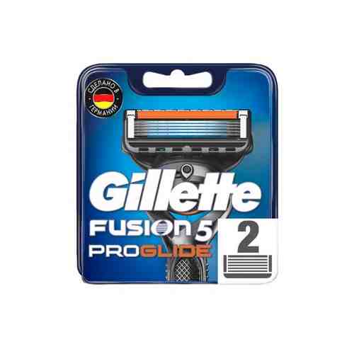 Gillette fusion proglide сменные кассеты для бритья 2 шт.