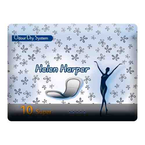 Helen harper прокладки послеродовые odor dry system super 10 шт.