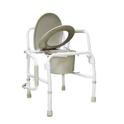 Кресло-туалет с опускающимися подлокотниками amcb6807