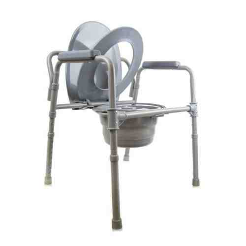 Кресло-туалет сборное amcb6809 со складным ведерком