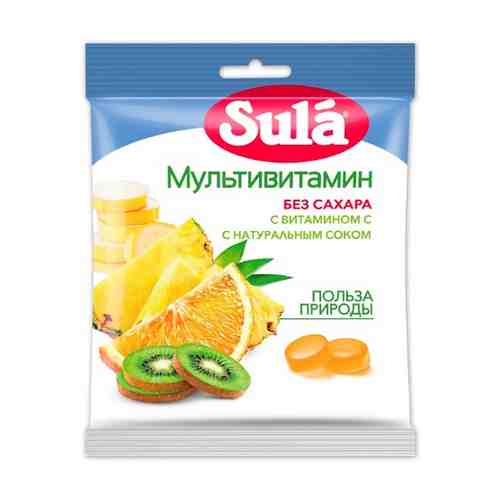 Леденцы лекарственные sula б/сахара 60 гр/мультивитамин/