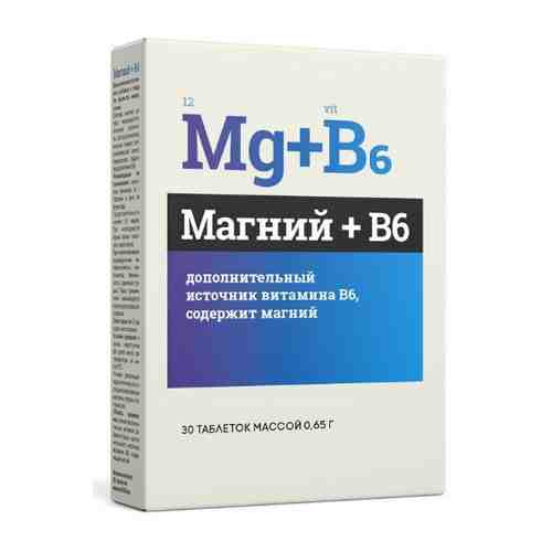 Магний+в 6 30 шт. таблетки массой 0,65 г