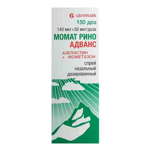 Момат рино адванс 140 мкг+50 мкг/доза 75 доз спрей назальный