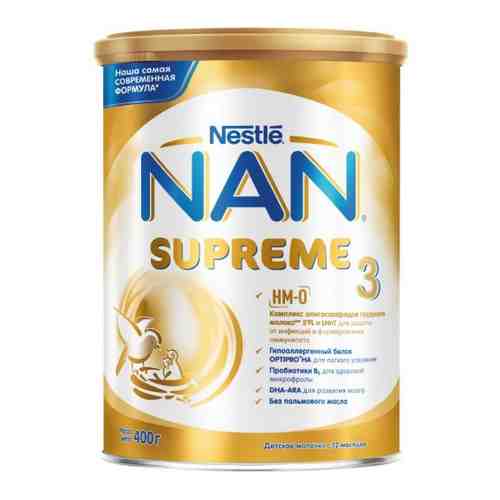 Nan 3 supreme напиток молочный сухой для детей с 12 мес 400 гр