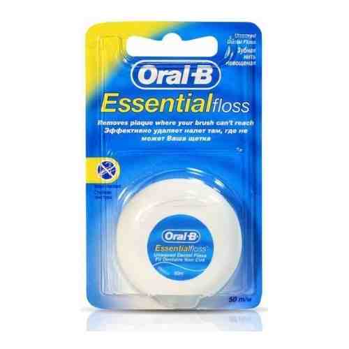 Oral-b зубная нить essential floss нeвощеная 50 м