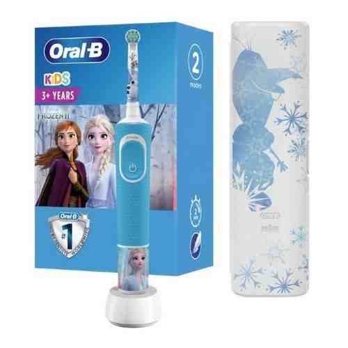 Oral-b зубная щетка d100,413,2kx frozen/тип 3710/с чехлом для путешествий/электрическая/ подарочный набор