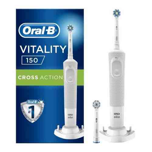 Oral-b зубная щетка vitality 150/тип 3710/со сменными насадками/электрическая/белая