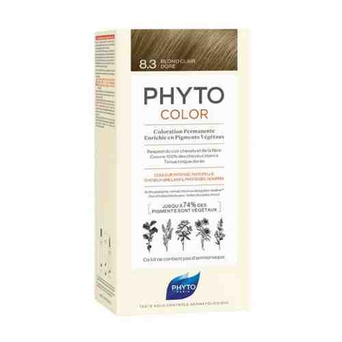 Phyto phytocolor крем-краска для волос в наборе тон 8,3/светлый золотистый блонд/