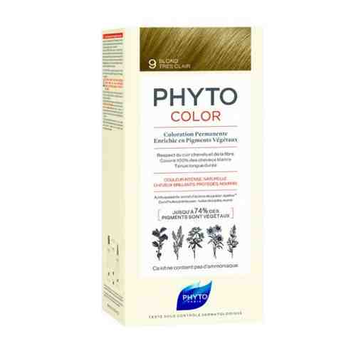 Phyto phytocolor крем-краска для волос в наборе тон 9/очень светлый блонд/