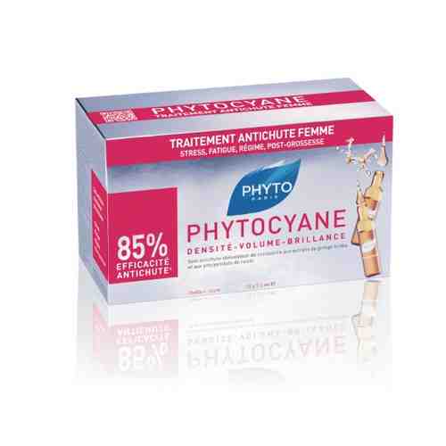 Phyto phytocyane сыворотка против выпадения волос 12х7,5 мл