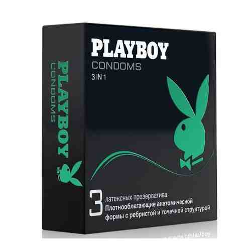 Playboy презервативы латексные 3 in 1 3 шт.