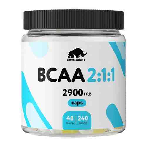 Prime kraft bcaa 2:1:1 caps 240 шт. капсулы массой 580 мг