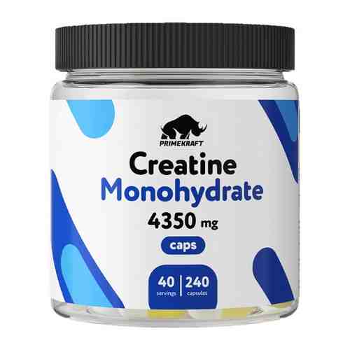 Prime kraft creatine monohydrate caps 240 шт. капсулы массой 725 мг