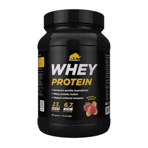 Prime kraft whey со вкусом клубника-банан 900 гр/банка