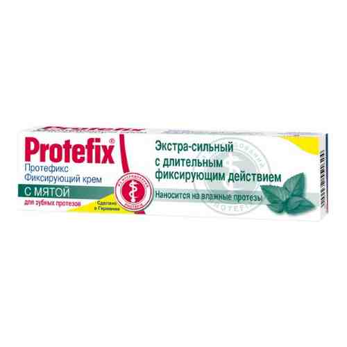 Protefix фиксирующий крем экстра-сильный с мятой 47 гр