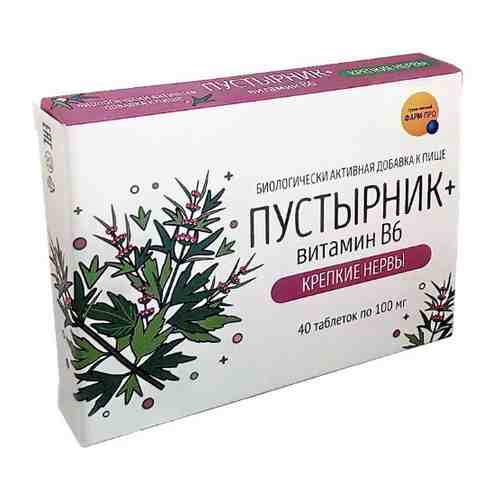 Пустырник+витамин в 6 крепкие нервы 40 шт. таблетки массой 100 мг