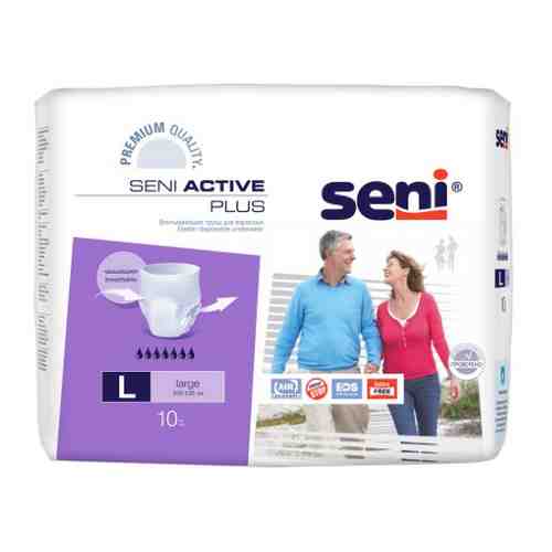 Seni active plus трусы впитывающие для взрослых medium 10 шт.