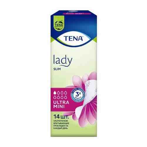 Тена lady slim ultra mini урологические прокладки 14 шт.