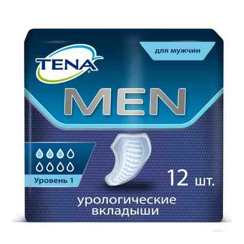 Tena men level 1 прокладки впитывающие для страдающих недержанием 12 шт.