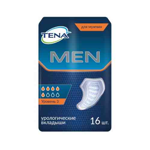 Tena men level 3 прокладки впитывающие для страдающих недержанием 16 шт.