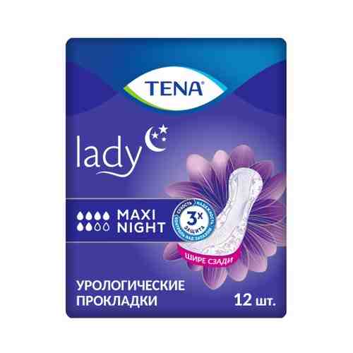 Tena прокладки урологические lady maxi night 12 шт.