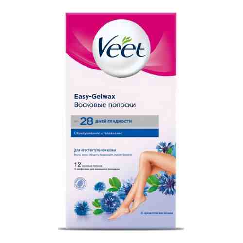 Veet восковые полоски для чувствительной кожи 12 шт.