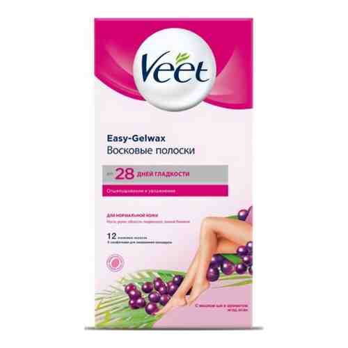 Veet восковые полоски для нормальной кожи 12 шт.