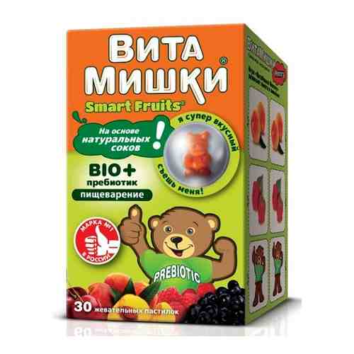 Витамишки bio+пребиотик 30 шт. жевательные пастилки лекарственные